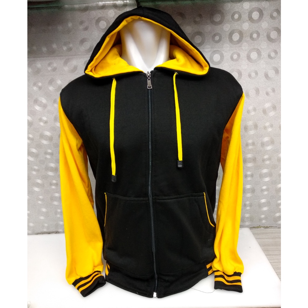 JAKET HOODIE VARSITY ZIPPER RAGLAN POLOS UNISEX PRIA &amp; WANITA BANYAK WARNA