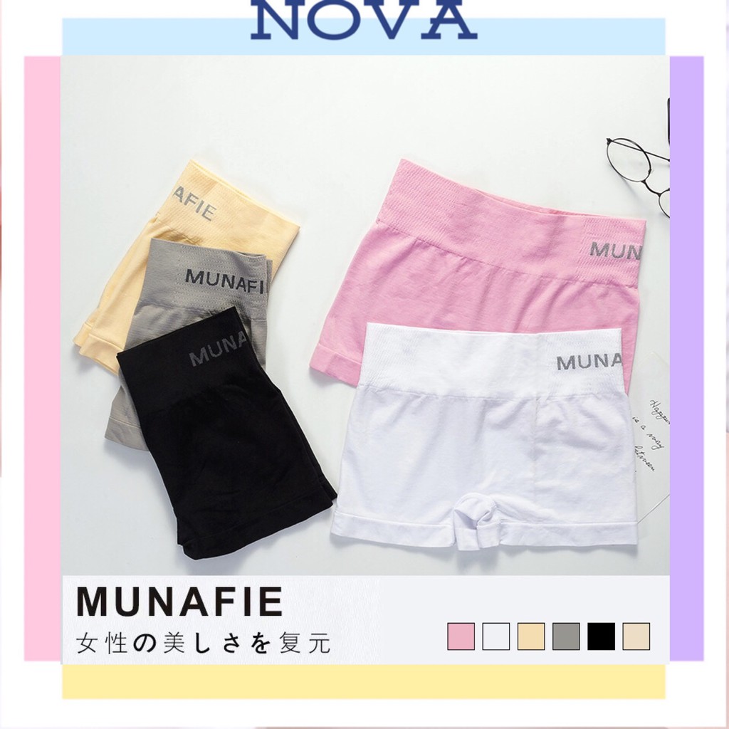 [Nova Fashion] Celana dalam wanita boxer CD mini boxer munafie gaya jepang import celana pengaman