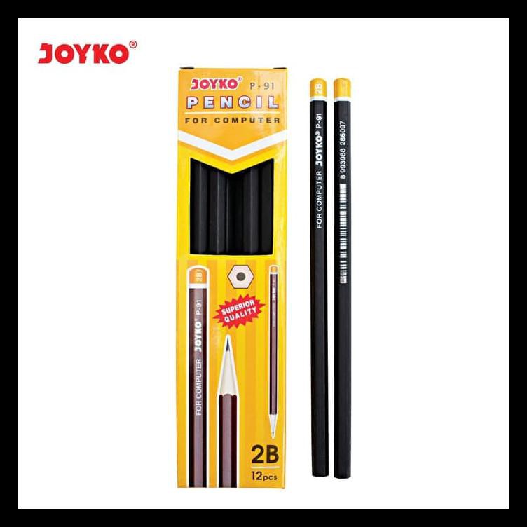 

Pencil / Pensil Joyko P-91 / 2B / 1 Box 12 Pcs Berkualitas