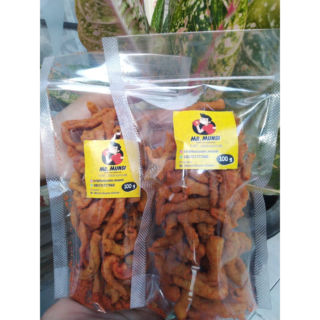 

Keripik Usus Ayam 100gr Aneka Rasa Kripik gurih renyah 100 gram camilan