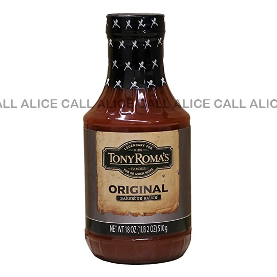 

TONY ROMA'S BBQ SAUCE ORIGINAL 510 GR TONY ROMAS SAUS BARBEQUE