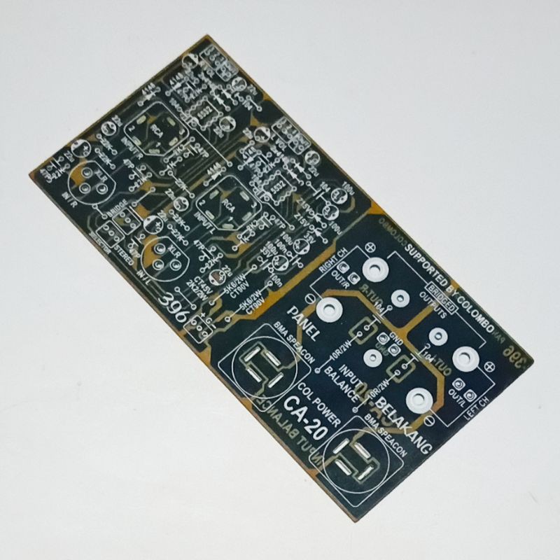 PCB 396 Input Balance Panel Belakang Box CA-20