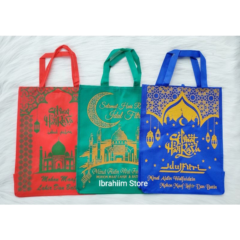 (ECER) TERMURAH TAS PARSEL LEBARAN IDUL FITRI BESAR DAN TEBAL UKURAN 30x40x15 cm / TAS PARSEL LEBARAN IDUL FITRI MURAH / TAS PARSEL LEBARAN MURAH