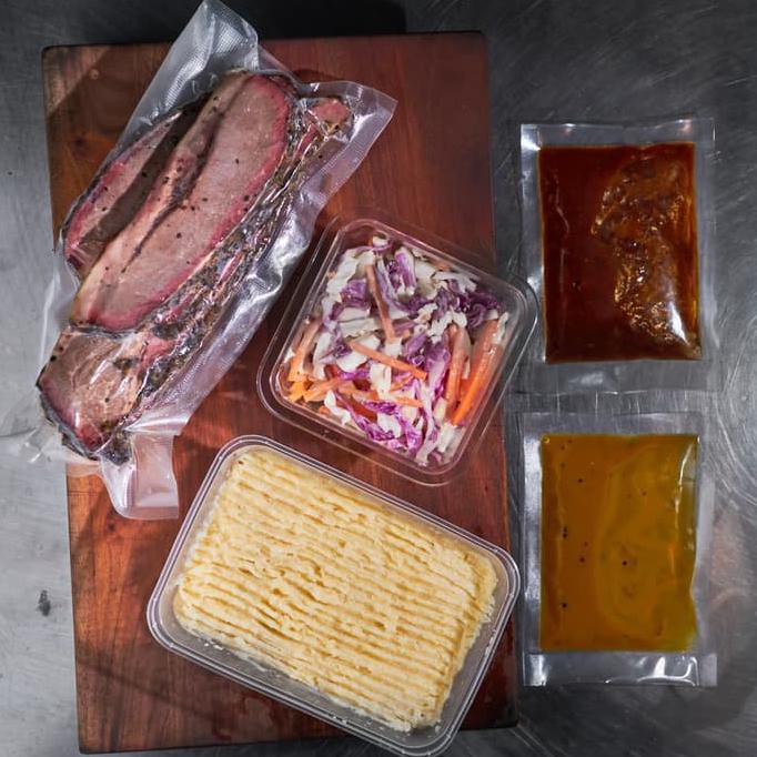 

As4711 Smoked Brisket 500 Gram Dengan Side Dish Sa1Z