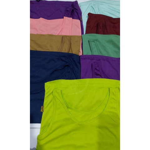 Tali besar Tangtop / Tanktop Agnes kaos dalam singlet Cewe Perempuan Remaja Dewasa Katun Adem-5