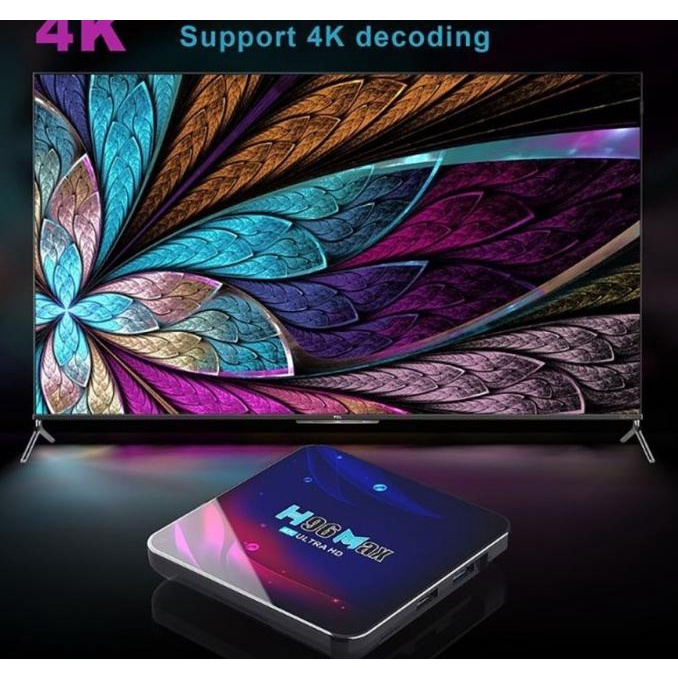4K TV Box Android 11 H96 MAX 4GB 64GB 16GB Bluetooth Mira Dual Wifi 2G