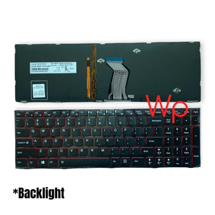 Keyboard Laptop Lenovo Y500 Y500N Y500NT Y510 Y510P Y590 Y590N backlit