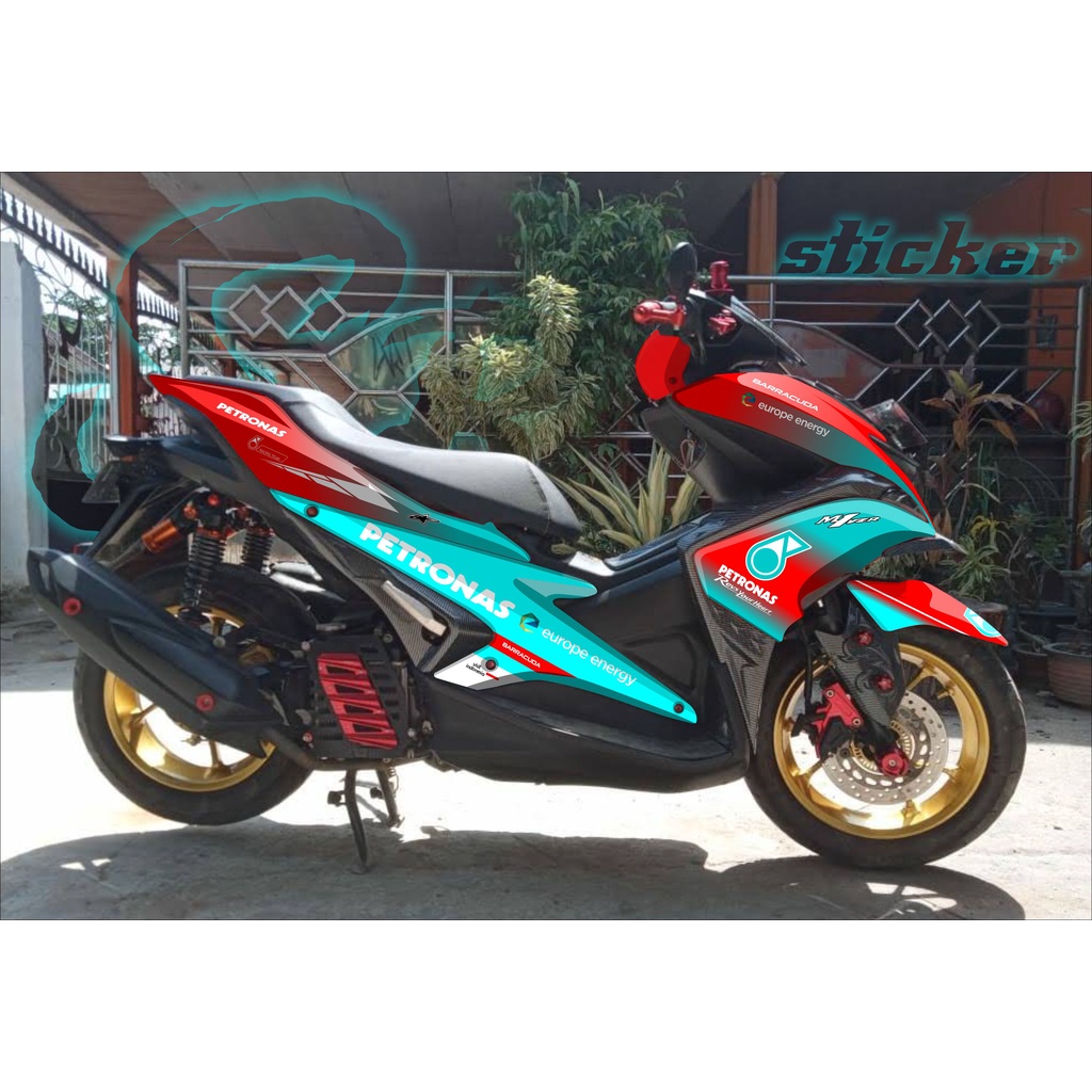 DECAL AEROX PETRONAS CUSTOM / STICKER AEROX / AEROX 155