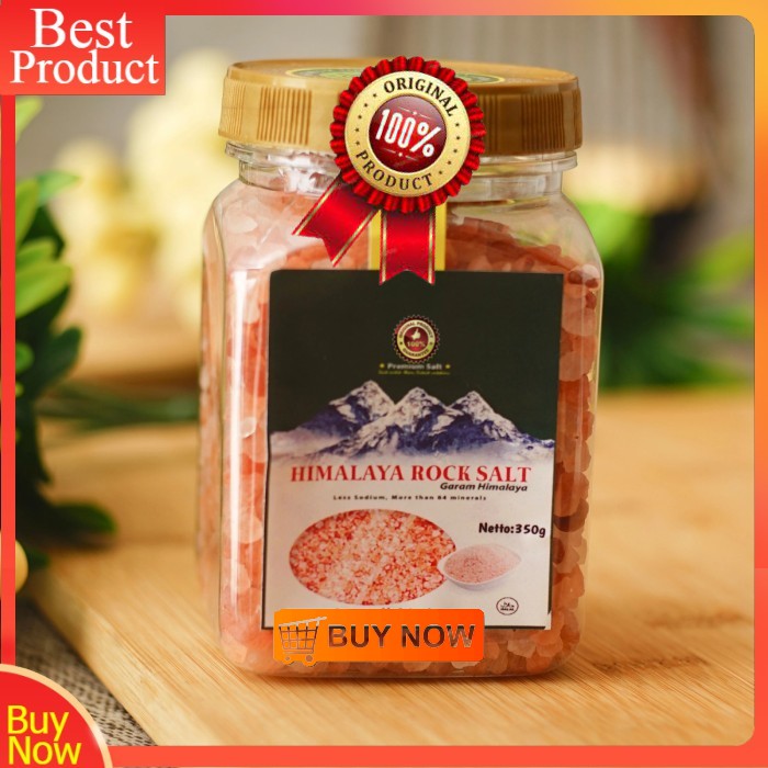 

Garam Himalaya 350 gr Premium / Salt Original Product of Pakistan kristal Kasar
