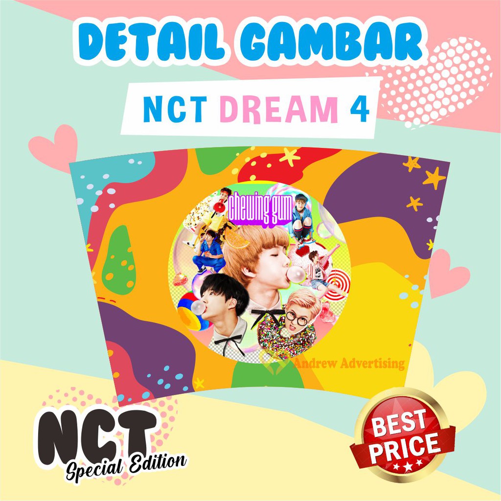 BOTOL MINUM KPOP NCT / NCT DREAM MERCHANDISE KPOP / TUMBLER NCT DREAM KPOP