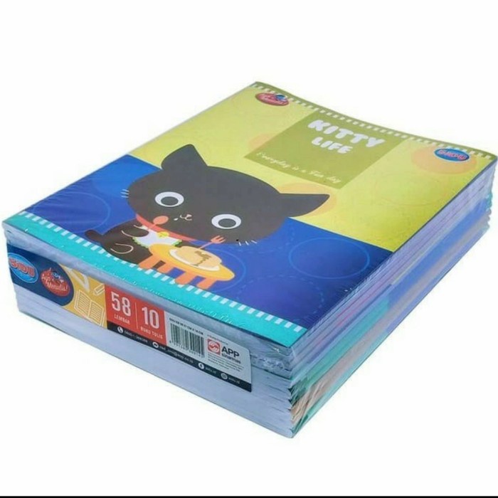 

Buku Tulis Sidu 58 Lembar (10 buku)