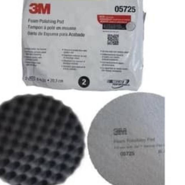 

Busa Poles Hitam (8") 05725 3M Foam Polishing Pad Perfect-it
