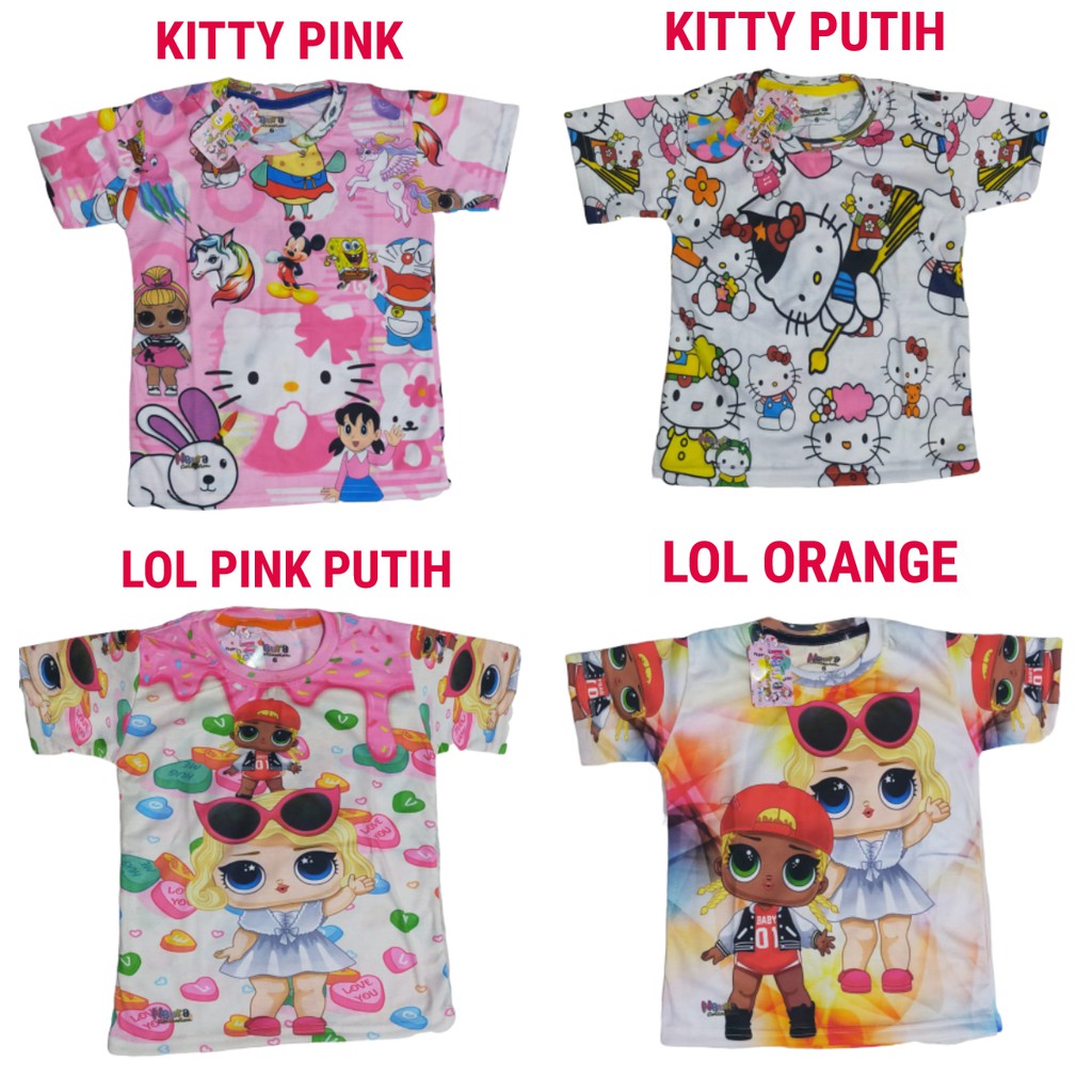  KAOS ANAK FULL PRINT  CWE KAOS  DISTRO Shopee Indonesia