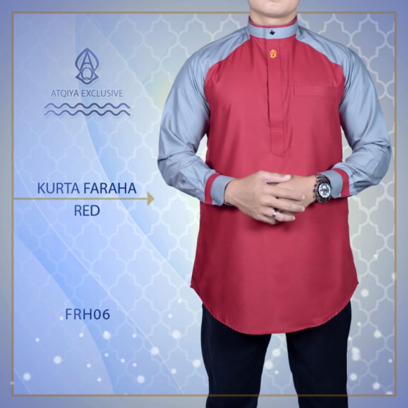 Kurta ATQIYA FARAHA / Kurta Pria Trendy / Kurta Pakistan / Kurta BY ATQIYA EXCLUSIVE