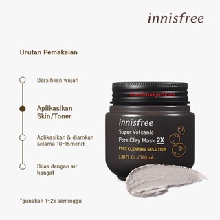 (SAMPLE) INNISFREE SUPER VOLCANIC PORE CLAY MASK 3 ML AGUSTUS RENEWAL