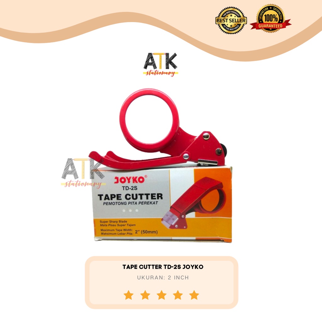 

Tape Cutter / Pemotong Lakban Besi Joyko TD 2 S Atk