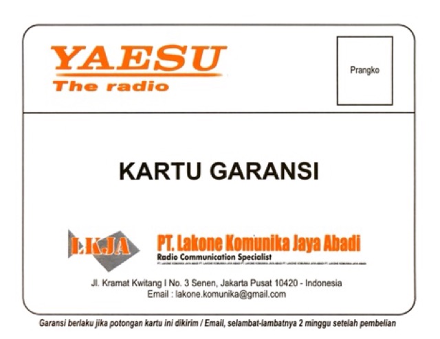 Radio Rig Yaesu FT2900 / original / garansi resmi