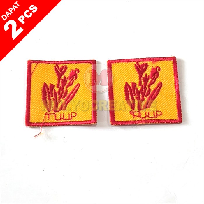 Bordir Pramuka Tanda Regu Tulip - Bet Bordir Tanda Regu Tulip Pramuka