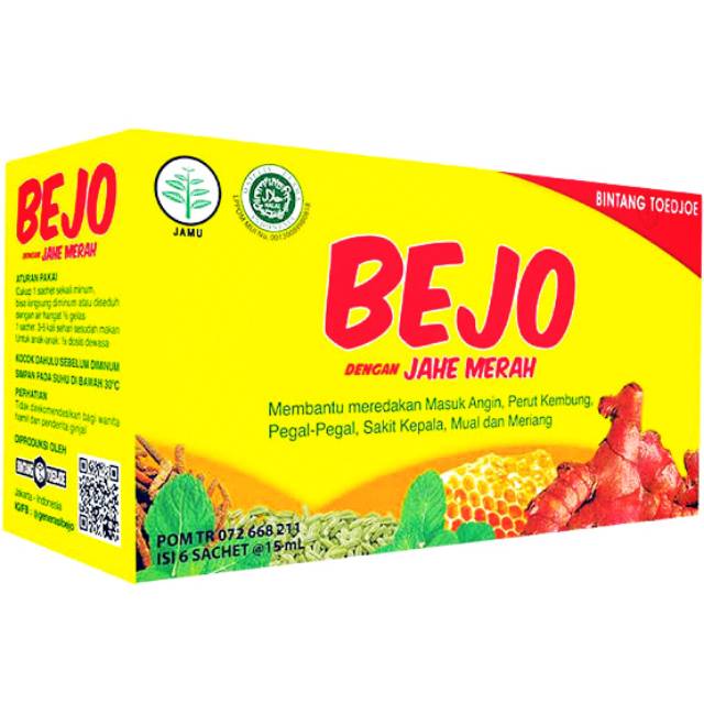 

BEJO Masuk Angin Jahe merah
