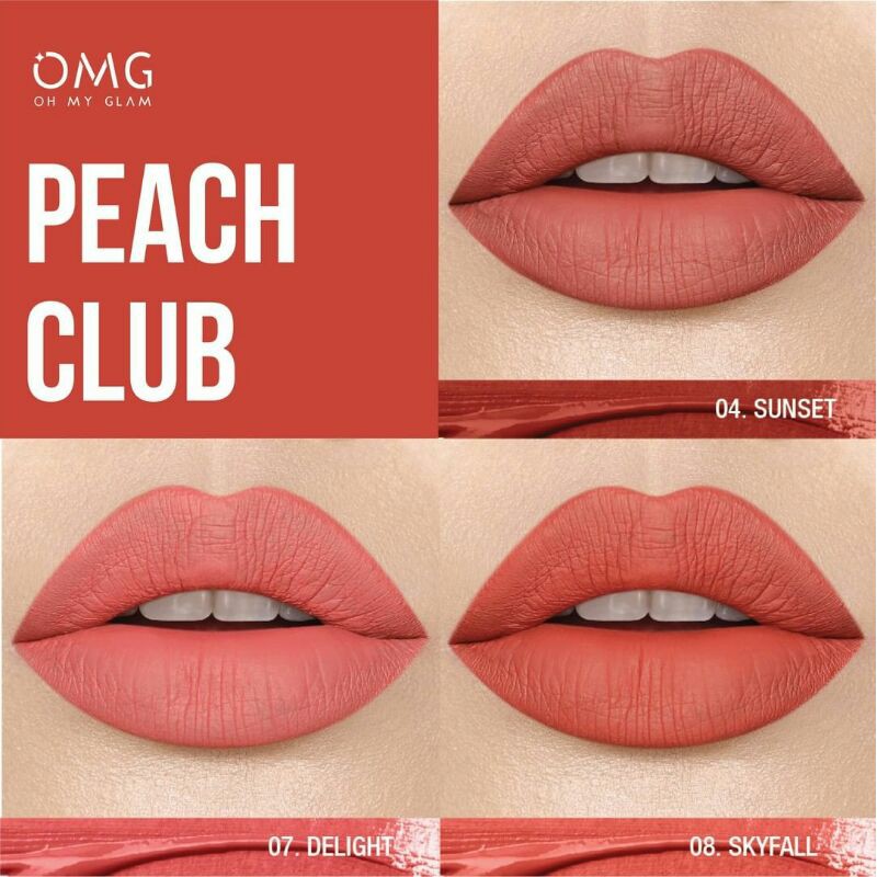 [ AURORA ] OMG Oh My Glam Matte Kiss Lip Cream 3.5g