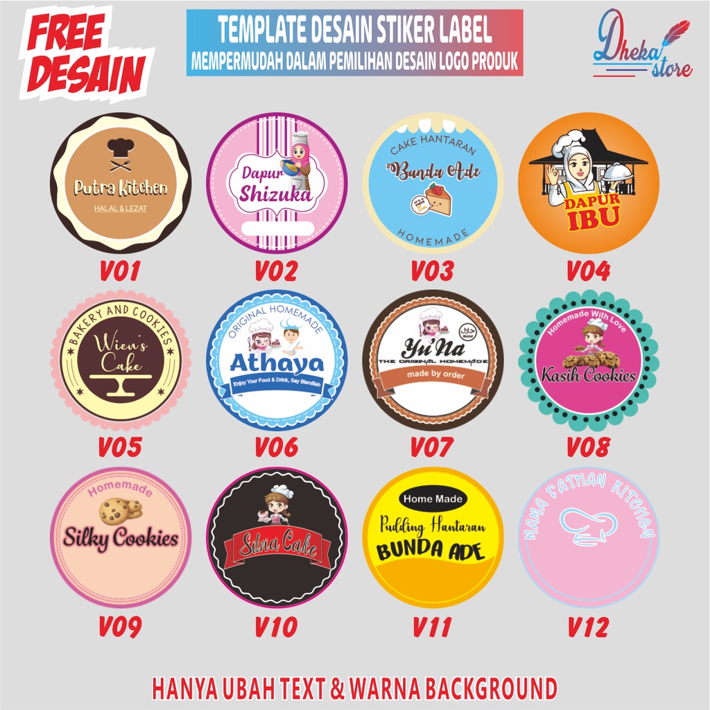 

Cetak Stiker Label Vinyl + Cutting Murah