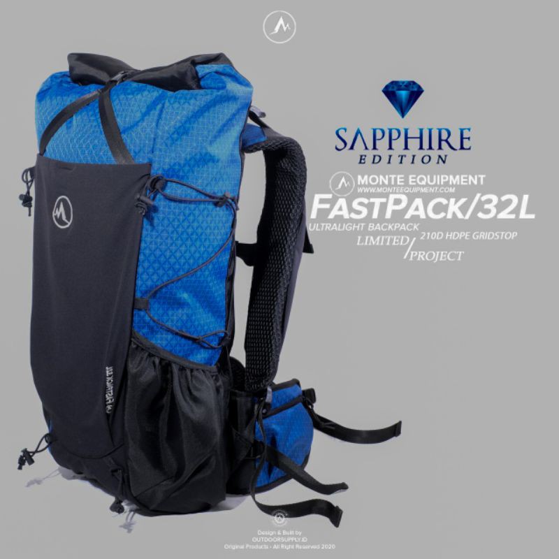 TAS ULTRALIGHT BACKPACK MONTE FASTPACK 32L LIMITED - TAS UL MONTE 32 LITER - TAS ULTRALIGH 32L MONTE