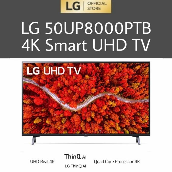 LG 50UP8000PTB 4K Smart UHD TV