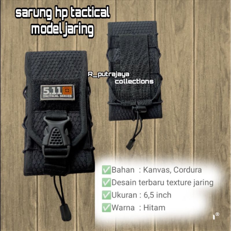 Sarung HP Tactical 511 | Model Jaring | Tempat HP Tactical Army 511 | Wadah HP Pinggang 511 | Bisa COD