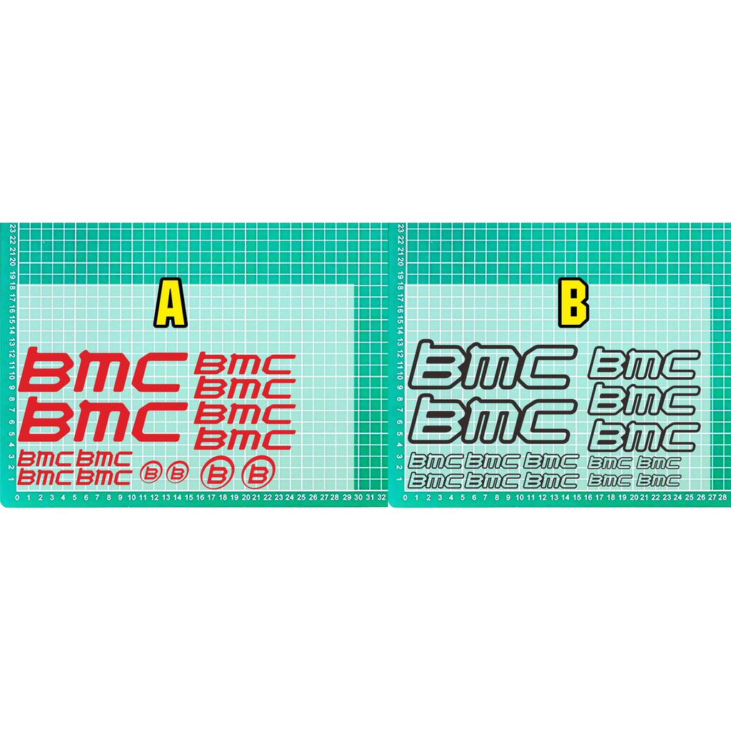sticker sepeda bmc cutting stiker