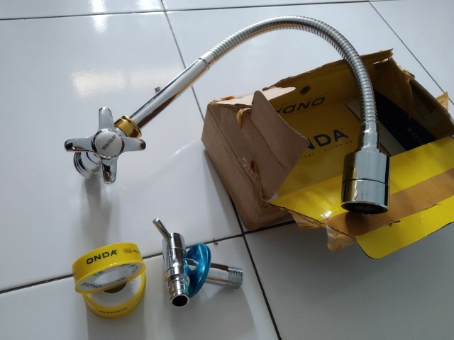 Onda V 689 Gwc 1/2 Keran Dapur (kran Leher Angsa Fleksibel)