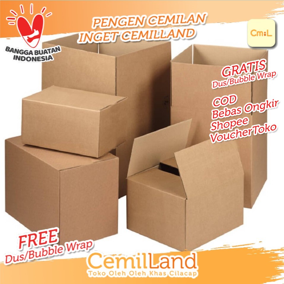 

Kardus Karton Box khusus pembelian di CemilLand