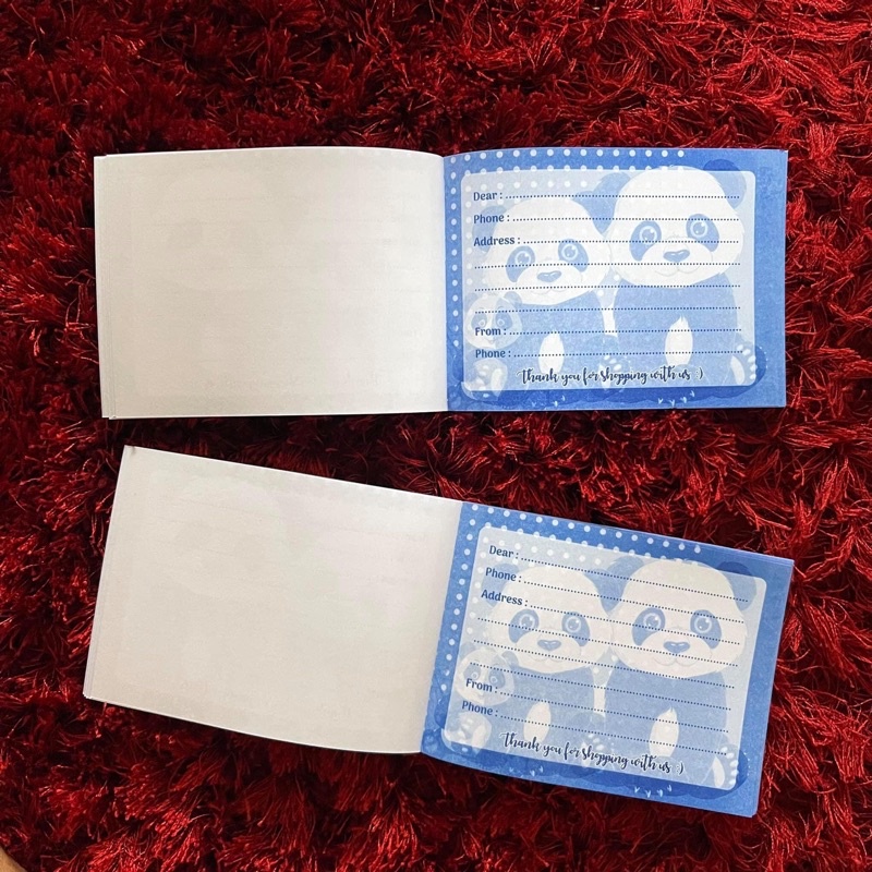 

Label Alamat panda Isi 100 Lembar - Lembar Alamat Online Shop
