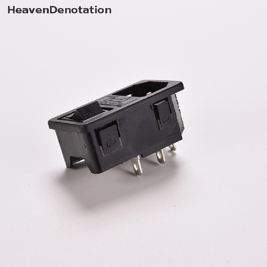 1 Pc 15a 250v Iec320 C14 3 Pin Konektor Rocker Switch Power Socket Fused