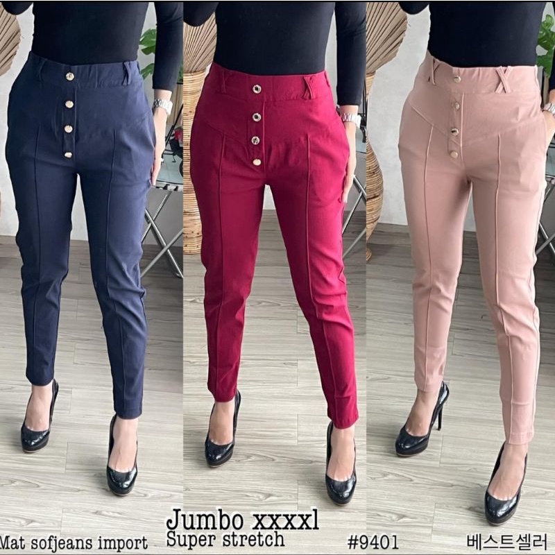 Celana Wanita SoftJeans Stretch Import 9401 XXL