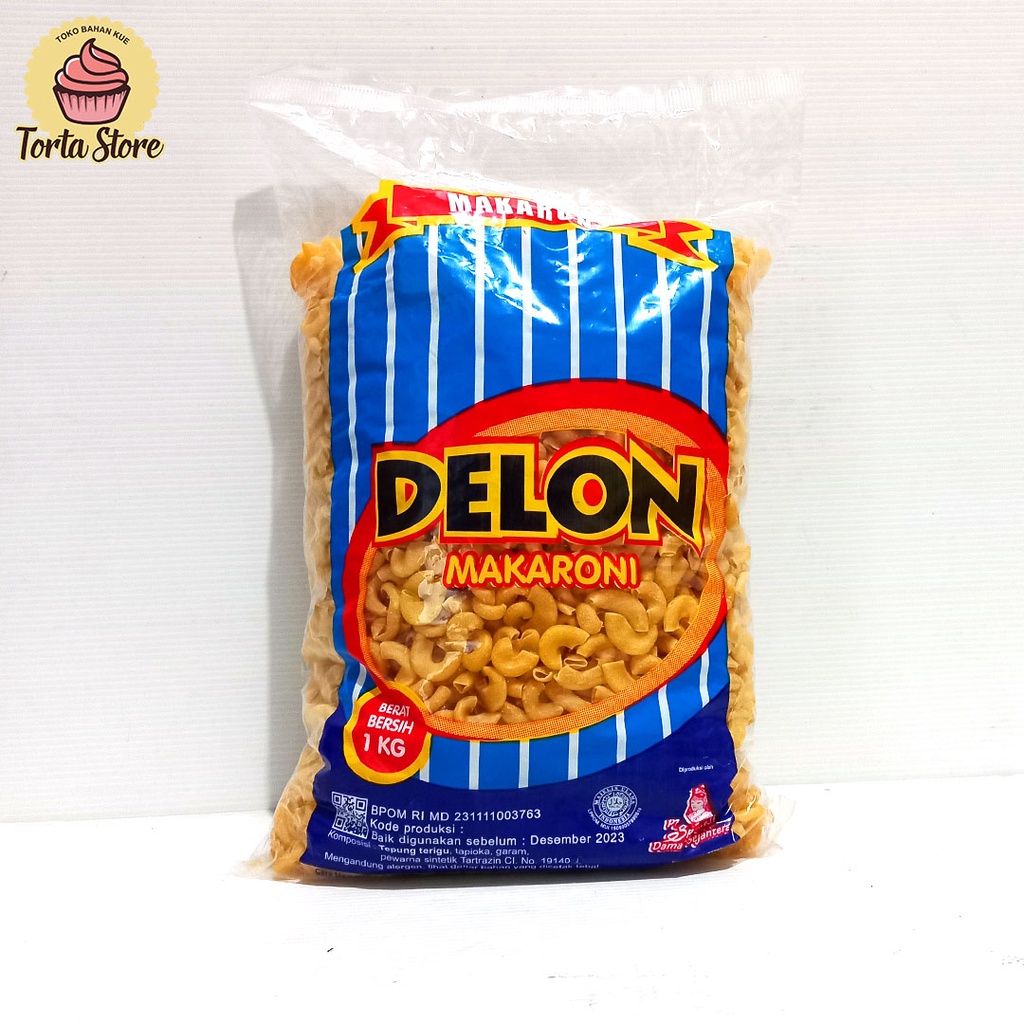 

Makaroni Delon Biru 1kg (bantat/tidak mekar)