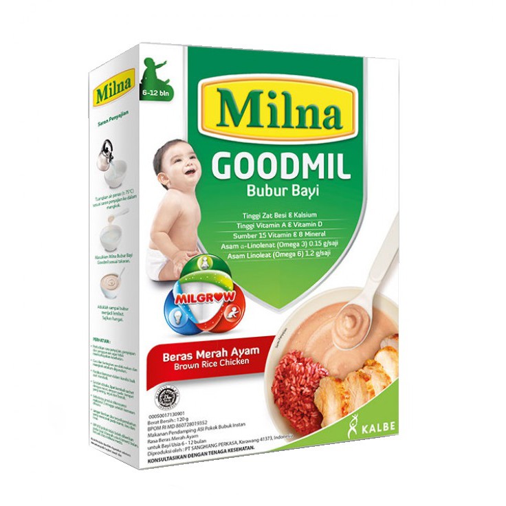 Goodmil Bubur Beras Merah Ayam 120 gr