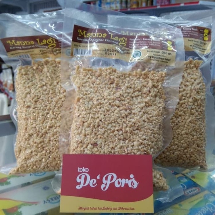 

Q12 Kacang Tanah Sangrai Cincang Manna Lagi 250Gr Dw51qs