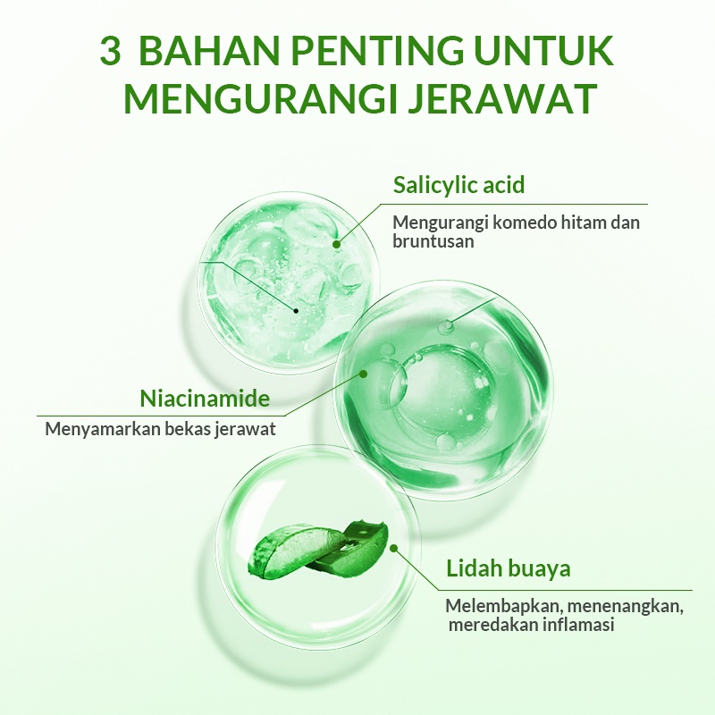 BIOAQUA Salicylic Acid Oil Control Cotton Mask 110g/55pcs Menyamarkan Jerawat &amp; Membersihkan Pori Wajah