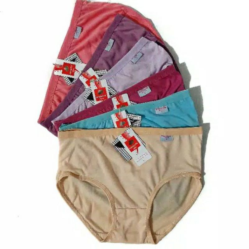 PGDA - (3L - M ) 6Pcs CD Wanita Esse ( Talent ) / Celana Dalam Wanita Esse Murah Lusinan / CD Murah-1