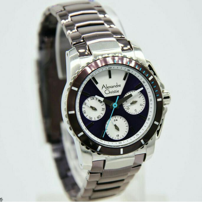 Best Price Alexandre Christie Ac 6455 Wanita Silver Purple Original