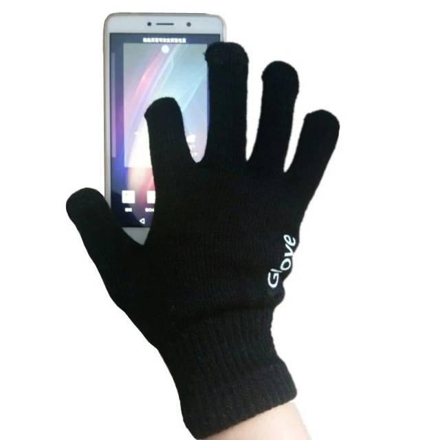 Sarung Tangan Touch Screen Layar Sentuh HP Gojek.Grab Anti Bakteri Glove Touch Screen High Quality