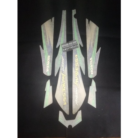 striping stiker sticker lis honda astrea grand impressa hijau 98 99 original