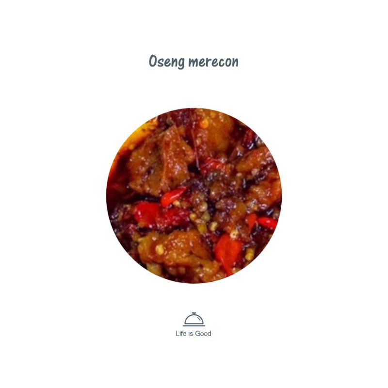 

daging oseng merecon