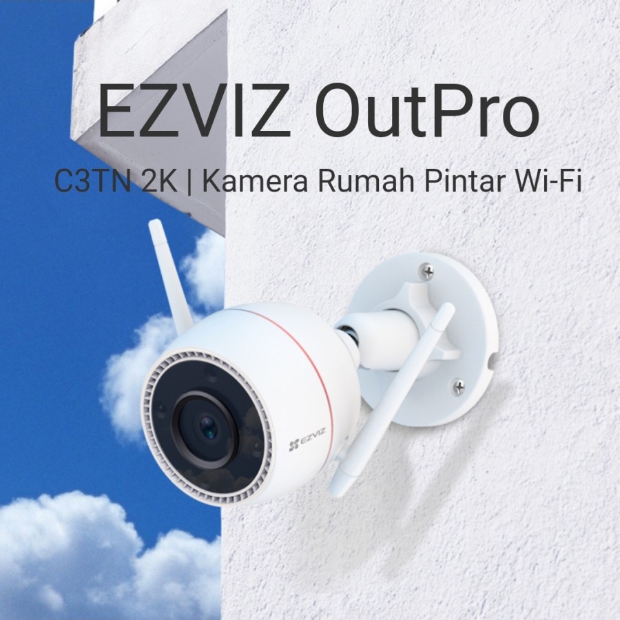 C3TN 2K 3MP EZVIZ OUT DOOR Smart Wireless IP Camera CCTV GARANSI RESMI 100% ORIGINAL