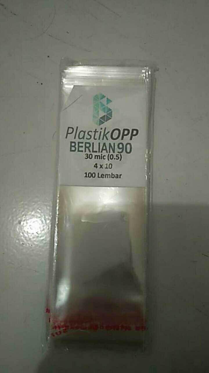 4 X 10 Plastik Opp Tebal 30 Micron (0,5) Plastik Kemasan / Plastik Undangan