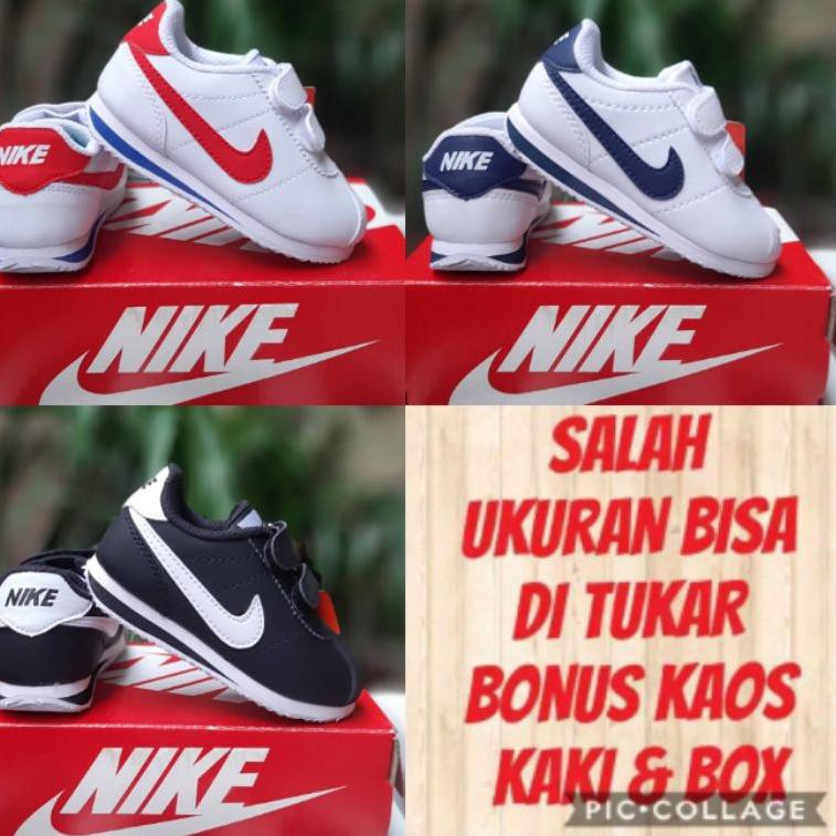 [Star] SEPATU ANAK NIKE CORTEZ PEREKAT SEPATU ANAK LAKI LAKI PEREMPUAN SEPATU SEKOLAH ANAK