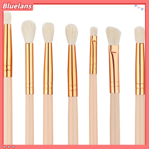 (In Stock) Kacamata Hitam Lensa Warna Warni ♡12pcs / Set Brush Kosmetik / Makeup Bulu Wol Gagang Kayu Untuk Foundation, Bedak, Eyeshadow, Eyeliner