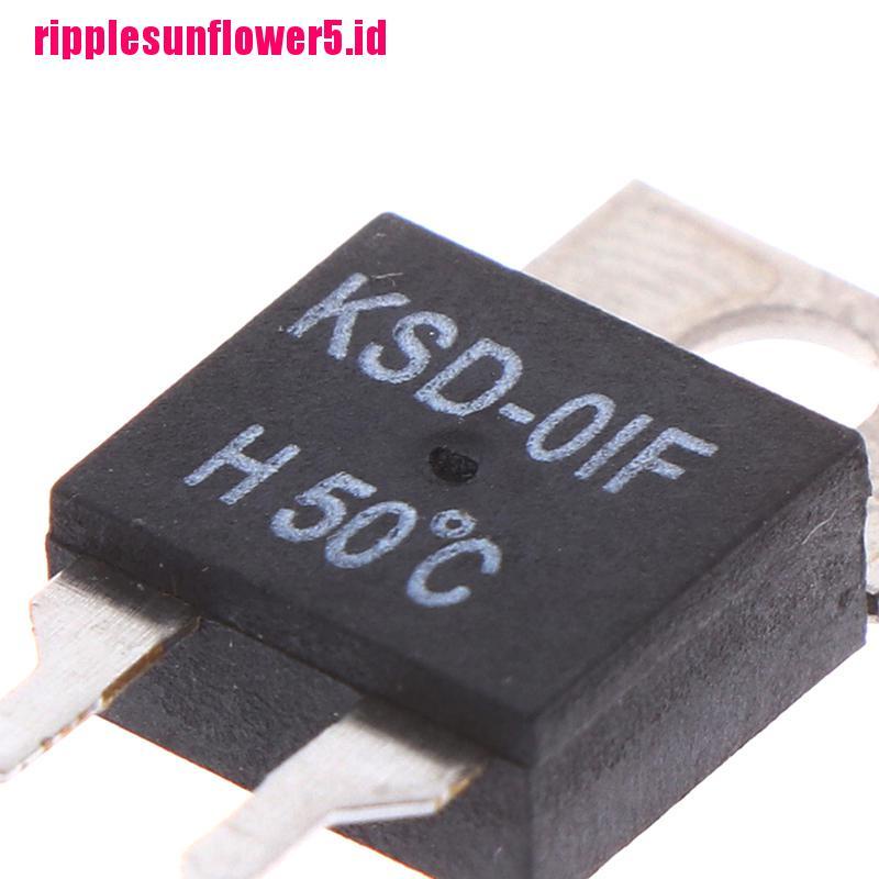 2pcs KSD-01F 50 Degc Thermostat Sensor Suhu