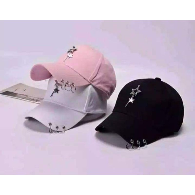 Topi Baseball Anting Bintang/Topi Baseball korea