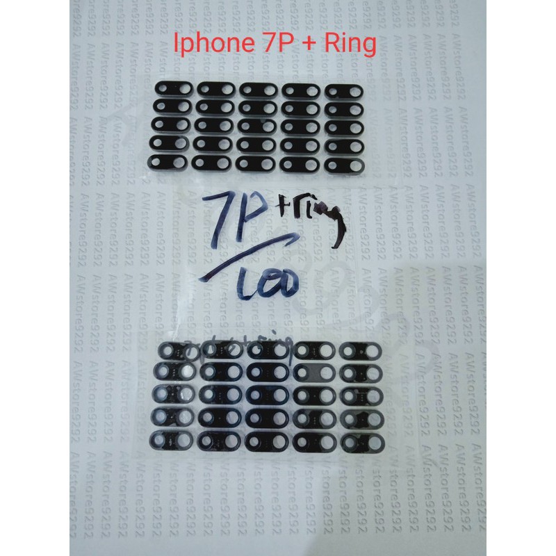 Lensa kamera kaca kamera belakang IPHONE 7 Plus WITH RING